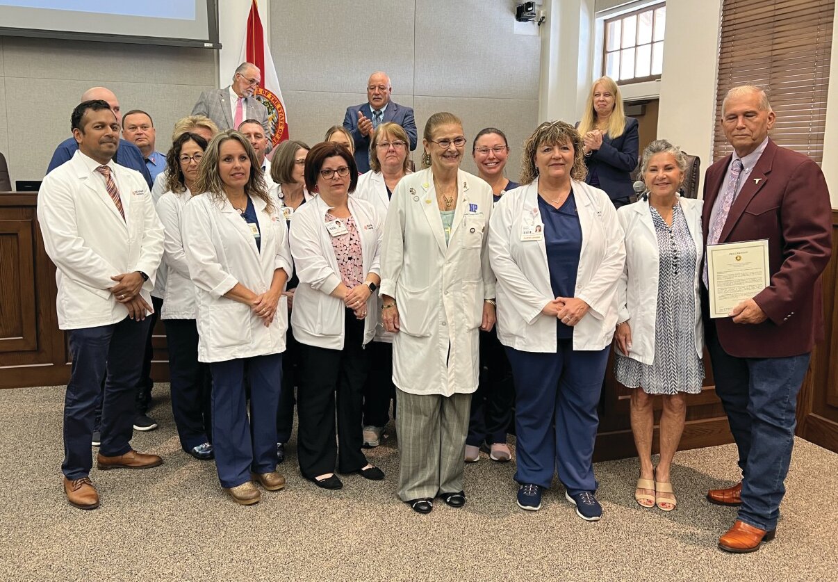 OKEECHOBEE -- The Okeechobee County Board of County Commission honored nurses at the April 27 BOCC meeting.